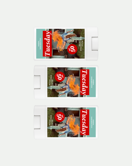 Three Pack - 'Play with Fire' Mineral Sunscreen Face Stick - SPF 50